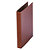 DOHE Carpeta de 2 anillas de 25 mm, Folio natural, cartón cuero, lomo de 45 mm, marrón - 1