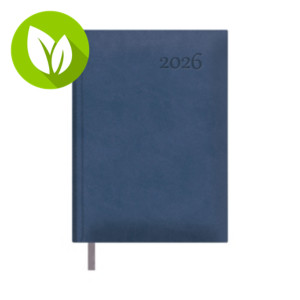 DOHE Lausana Agenda día-página 2026, 140 x 200 mm, tapa de polipiel con cartón almohadillado, castellano, azul DOHE Lausana Agenda día-página 2026, 140 x 200 mm, tapa de polipiel con cartón almohadillado, castellano, azul