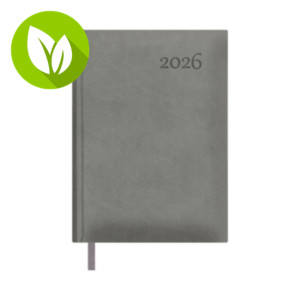 DOHE Lausana Agenda día-página 2026, 140 x 200 mm, tapa de polipiel con cartón almohadillado, castellano, gris DOHE Lausana Agenda día-página 2026, 140 x 200 mm, tapa de polipiel con cartón almohadillado, castellano, gris