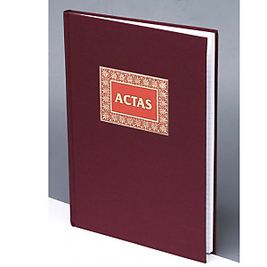DOHE Libro de actas hojas encuadernadas 100 hojas DOHE Libro de actas hojas encuadernadas 100 hojas