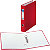 DOHE Oficolor Box de 4 carpetas de anillas, Folio, cartón plastificado, lomo 40 mm, rojo - 2