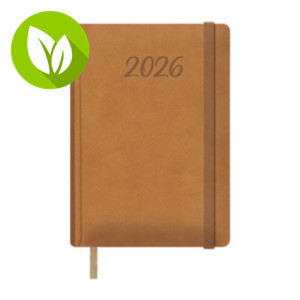 DOHE Samba Agenda día-página 2026, 150 x 210 mm, tapa de polipiel con cartón almohadillado, castellano, camel DOHE Samba Agenda día-página 2026, 150 x 210 mm, tapa de polipiel con cartón almohadillado, castellano, camel