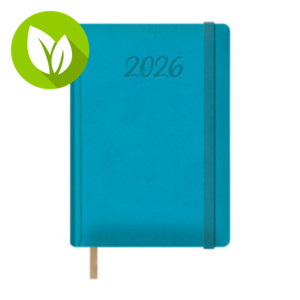 DOHE Samba Agenda día-página 2026, 150 x 210 mm, tapa de polipiel con cartón almohadillado, castellano, turquesa DOHE Samba Agenda día-página 2026, 150 x 210 mm, tapa de polipiel con cartón almohadillado, castellano, turquesa