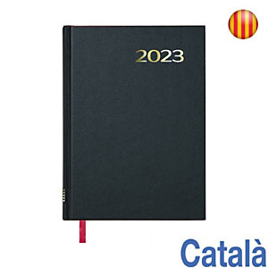 DOHE Sintex Agenda día-página 2023, 140 x 200 mm, català, negro