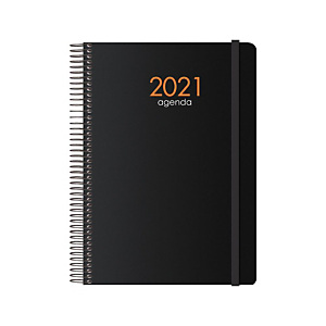 DOHE Syncro Agenda día-página 2021, 155 x 215 mm, castellano, negro DOHE Syncro Agenda día-página 2021, 155 x 215 mm, castellano, negro