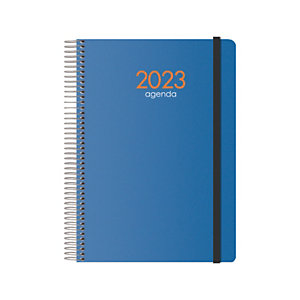 DOHE Syncro Agenda día-página 2023, 155 x 215 mm, castellano, azul