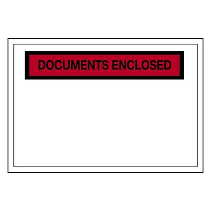 Dokumententaschen RAJA Eco bedruckt, Documents enclosed 165 x 130 mm - 1