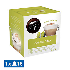 DOLCE GUSTO Nescafé Dolce Gusto Cappuccino, boîte de 16 capsules