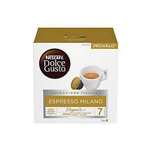 DolceGusto Espresso Milano, Caffè in capsule, Espresso, 16 dosi (confezione 16 pezzi)