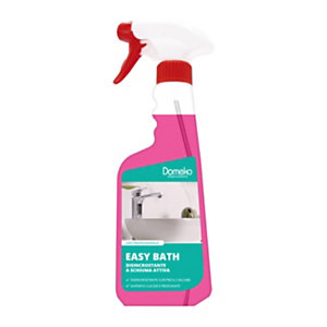 DOMEKO Detergente disincrostante per il bagno Easy Bath, Flacone Spray, 750 ml (confezione 12 pezzi)