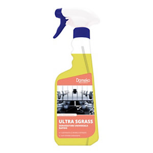 DOMEKO Sgrassatore multiuso Ultra Sgrass, Flacone Spray, 750 ml (confezione 12 pezzi)