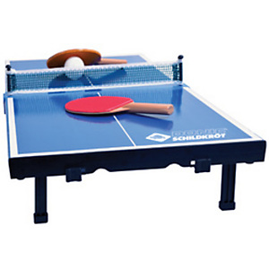 DONIC SCHILDKRÖT Mini-table de tennis de table, kit, bleu