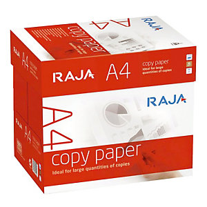 Doos van 2500 vellen RAJA Copy A4 formaat 80 g