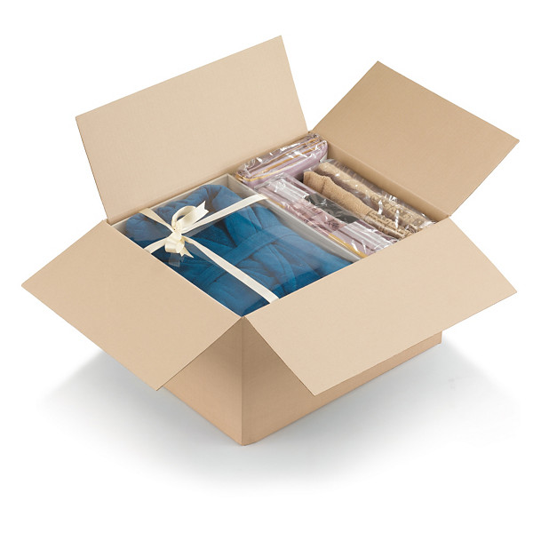 Doos van enkelgolfkarton met automatische bodem RAJA 45 x 30 x 25 cm - 1