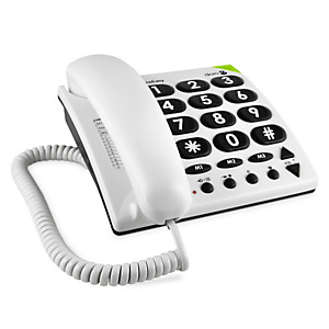 Doro PhoneEasy 311c, Téléphone analogique, Blanc 56710