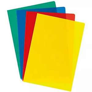 Dossieres uñeros A4, polipropileno de 90 micras, textura de piel de naranja, colores variados: Azul, verde, rojo y amarillo