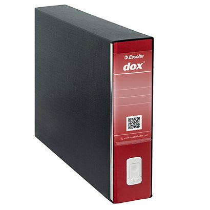 DOX Registratore Dox 10 - dorso 8 cm - 46 x 31,5 cm - rosso - 1