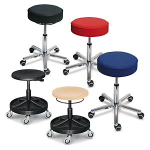 Drehhocker mit Rollen Drehhocker mit Rollen