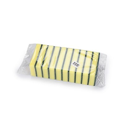 Dual sided sponge scourers, pack of 10
