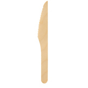DUNI Coltello 16,5 cm in legno di betulla cerato, Naturale (confezione 100 pezzi) DUNI Coltello 16,5 cm in legno di betulla cerato, Naturale (confezione 100 pezzi)