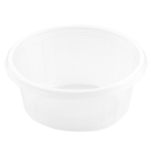 Duni Contenitore monouso Fixpack® rotondo in PP, Riciclabile, Capacità 200 ml, Trasparente (confezione 50 pezzi) Duni Contenitore monouso Fixpack® rotondo in PP, Riciclabile, Capacità 200 ml, Trasparente (confezione 50 pezzi)