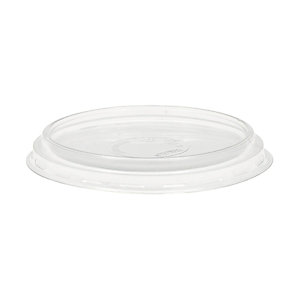 Duni Coperchio monouso piatto senza tacca per bicchiere Trend capacità 500 ml, APET,  Riciclabile,Trasparente (confezione 50 pezzi)