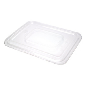 DUNI Coperchio per vaschette, PP, 19 x 13,8 x 1,4 cm, Trasparente (confezione 480 pezzi) DUNI Coperchio per vaschette, PP, 19 x 13,8 x 1,4 cm, Trasparente (confezione 480 pezzi)