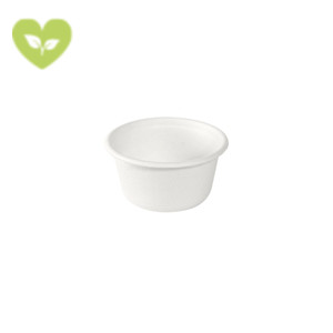 DUNI Coppetta per condimento Ecoecho®, Bagassa non laminata, Capacità 60 ml, Bianco (confezione 150 pezzi) DUNI Coppetta per condimento Ecoecho®, Bagassa non laminata, Capacità 60 ml, Bianco (confezione 150 pezzi)