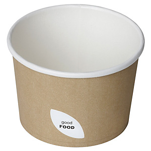 DUNI ecoecho® Ciotola per primi e zuppe calde, Capacità 550 ml, 11,5 x 11,5 x 7,7 cm, Cartone/PLA, Marrone (confezione 500 pezzi) DUNI ecoecho® Ciotola per primi e zuppe calde, Capacità 550 ml, 11,5 x 11,5 x 7,7 cm, Cartone/PLA, Marrone (confezione 500 pezzi)