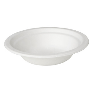 Duni ecoecho® Piatto fondo monouso in bagassa bio e compostabile, Capacità 450 ml, Ø 18 cm, Bianco (confezione 1.000 pezzo) Duni ecoecho® Piatto fondo monouso in bagassa bio e compostabile, Capacità 450 ml, Ø 18 cm, Bianco (confezione 1.000 pezzo)