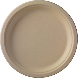 Duni ecoecho® Piatto monouso in bagassa bio e compostabile, ø 26 cm, Marrone (confezione 50 pezzi) Duni ecoecho® Piatto monouso in bagassa bio e compostabile, ø 26 cm, Marrone (confezione 50 pezzi)