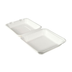 Duni ecoecho® Scatola Meal 1 scomparto in bagassa bio e compostabile, Capacità 1.200 ml, 23,6 x 23,1 x 8,1 cm, Bianco (confezione 100 pezzi) Duni ecoecho® Scatola Meal 1 scomparto in bagassa bio e compostabile, Capacità 1.200 ml, 23,6 x 23,1 x 8,1 cm, Bianco (confezione 100 pezzi)