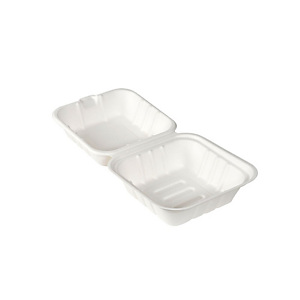 Duni ecoecho® Scatola Meal 1 scomparto in bagassa bio e compostabile, Capacità 475 ml, 16,2 x 15,2 x 8 cm, Bianco (confezione 200 pezzi) Duni ecoecho® Scatola Meal 1 scomparto in bagassa bio e compostabile, Capacità 475 ml, 16,2 x 15,2 x 8 cm, Bianco (confezione 200 pezzi)