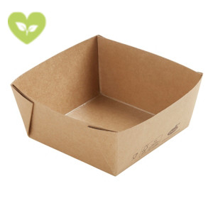 Duni ecoecho® Scatola Viking® Cube Low, Cartone laminato in PLA, Capacità 510 ml, 11,3 x 11,3 x 5 cm, Marrone (confezione 300 pezzi) Duni ecoecho® Scatola Viking® Cube Low, Cartone laminato in PLA, Capacità 510 ml, 11,3 x 11,3 x 5 cm, Marrone (confezione 300 pezzi)