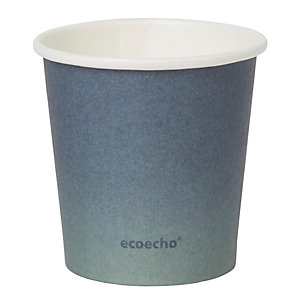 Duni ecoecho® Tazza monouso Urban in carta/PLA, Capacità 120 ml, Decorata (confezione 1.000 pezzi)