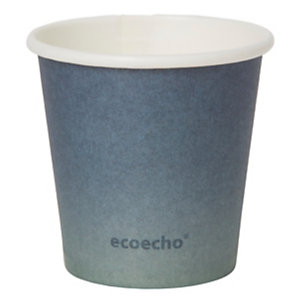 Duni ecoecho® Tazza monouso Urban in carta/PLA, Capacità 55 ml, Decorata (confezione 50 pezzi)