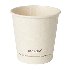Duni ecoecho® Tazza Sweet per bevande calde in bagassa e PLA compostabile, Capacità 120 ml, Decorata (confezione 50 pezzi) Duni ecoecho® Tazza Sweet per bevande calde in bagassa e PLA compostabile, Capacità 120 ml, Decorata (confezione 50 pezzi)
