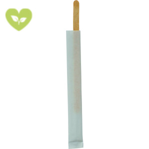 Duni Palettine da caffè in legno confezionate singolarmente, 11 cm, Marrone (confezione 100 pezzi) Duni Palettine da caffè in legno confezionate singolarmente, 11 cm, Marrone (confezione 100 pezzi)