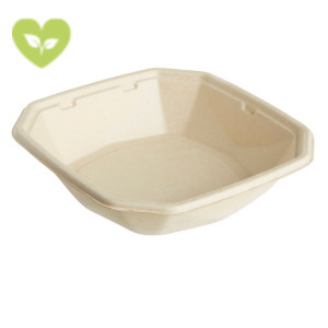 DUNI Scatola monouso Octabagasse in bagassa bio e compostabile, Capacità 650 ml, Marrone (confezione 300 pezzi) DUNI Scatola monouso Octabagasse in bagassa bio e compostabile, Capacità 650 ml, Marrone (confezione 300 pezzi)