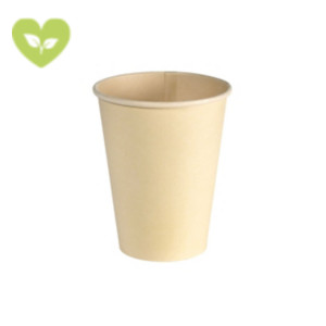 DUNI Tazza Sweet in bagassa con rivestimento a base d'acqua, Per bevande calde e fredde, Capacità 240 ml, Naturale (confezione 50 pezzi) DUNI Tazza Sweet in bagassa con rivestimento a base d'acqua, Per bevande calde e fredde, Capacità 240 ml, Naturale (confezione 50 pezzi)