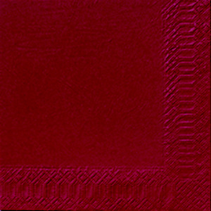 Duni Tovaglioli cellulosa, 2 veli, 24x24 cm, Bordeaux (confezione 300 pezzi) Duni Tovaglioli cellulosa, 2 veli, 24x24 cm, Bordeaux (confezione 300 pezzi)