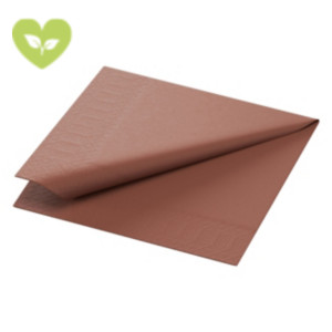 DUNI Tovaglioli monouso in cellulosa, 2 veli, 24 x 24 cm, Nocciola (confezione 300 pezzi) DUNI Tovaglioli monouso in cellulosa, 2 veli, 24 x 24 cm, Nocciola (confezione 300 pezzi)