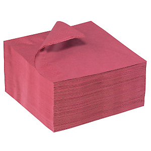 Duni Tovaglioli monouso tinta unita, 2 veli, 33 x 33 cm, Bordeaux (confezione 125 pezzi) Duni Tovaglioli monouso tinta unita, 2 veli, 33 x 33 cm, Bordeaux (confezione 125 pezzi)