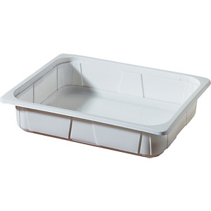 Duni Vaschetta 1/2 GN, DuniForm®, capacità 4.000 ml, 32,5 x 26,5 x 6 cm, Bianco (confezione 100 pezzi) Duni Vaschetta 1/2 GN, DuniForm®, capacità 4.000 ml, 32,5 x 26,5 x 6 cm, Bianco (confezione 100 pezzi)