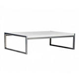 dupi Click.In Mesa auxiliar, 70 x 30 x 60 cm, blanco y plata dupi Click.In Mesa auxiliar, 70 x 30 x 60 cm, blanco y plata