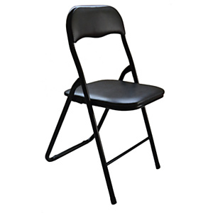 dupi Silla de reunión plegable negro dupi Silla de reunión plegable negro