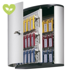 Durable Bacheca portachiavi in alluminio con sportello - Dimensioni cm 30,2 x 11,8 x 28 - 36 posti - Durable Bacheca portachiavi in alluminio con sportello - Dimensioni cm 30,2 x 11,8 x 28 - 36 posti -