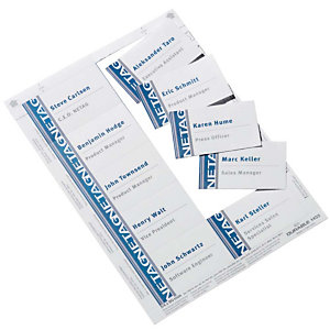 Durable Badgemaker® Cartulinas blancas para fundas de identificación 54 x 90 mm