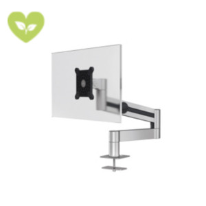 DURABLE Braccio monitor singolo estensibile con perno per foro passacavo, Per monitor standard o curvo da 21" a 27", Argento DURABLE Braccio monitor singolo estensibile con perno per foro passacavo, Per monitor standard o curvo da 21" a 27", Argento