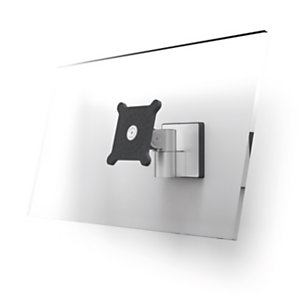 Durable Braccio Porta Monitor per 1 Monitor da Muro, Argento